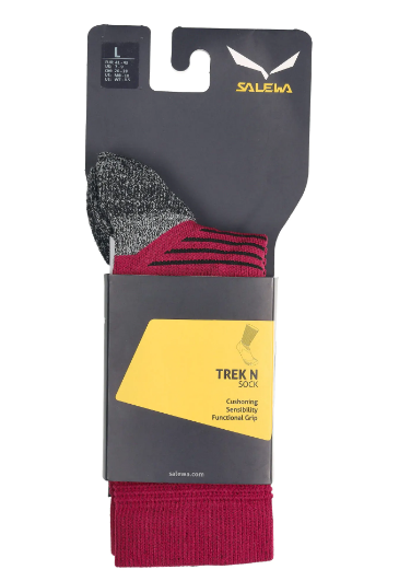 Носки  Salewa TREK N SK - красные, 35-37  