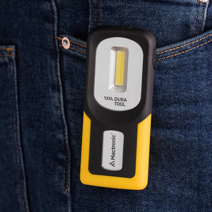 Фонарь профессиональный Mactronic Dura Tool (110 Lm) Cool White/Red LED Magnetic Recharg Type-C (PWL0014)  