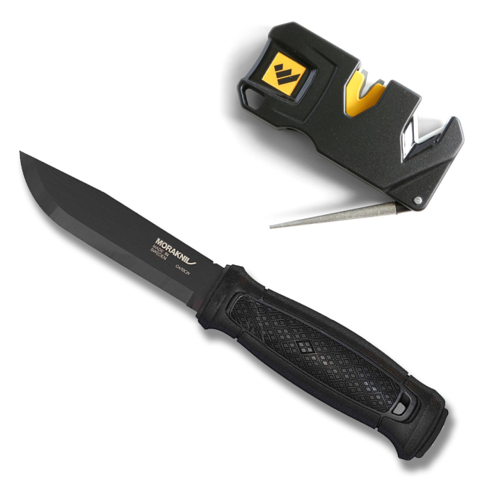 Нож Morakniv Garberg Carbon Multi-Mount (13147) + Точилка Work Sharp 