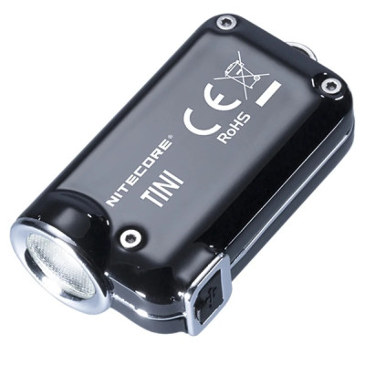 Фонарь наключный Nitecore TINI SS черная смола