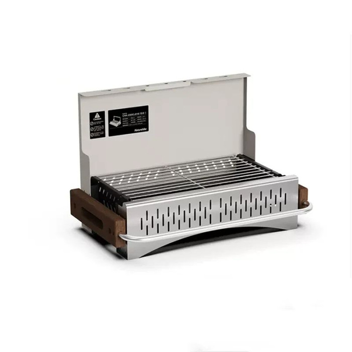 Гриль портативный для столешницы Naturehike CNK2300CJ010, металлик  