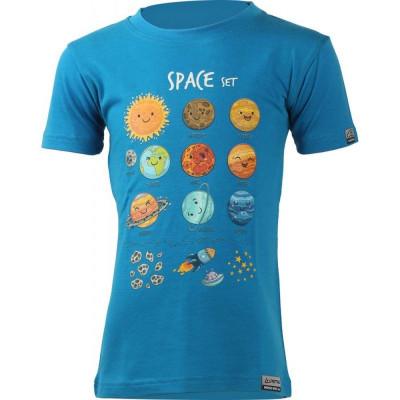 Термофутболка детская Lasting LUNA 5151 синяя, размер 130