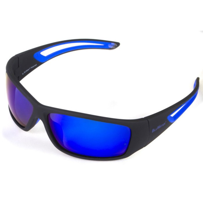 Очки BluWater Intersect-2 Polarized (G-Tech Blue) зеркальные синие 