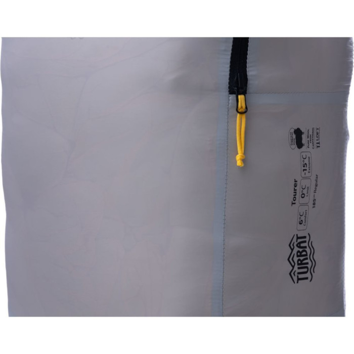 Спальник Turbat Tourer gold fusion/dawn blue - 185 см - желтый/серый  