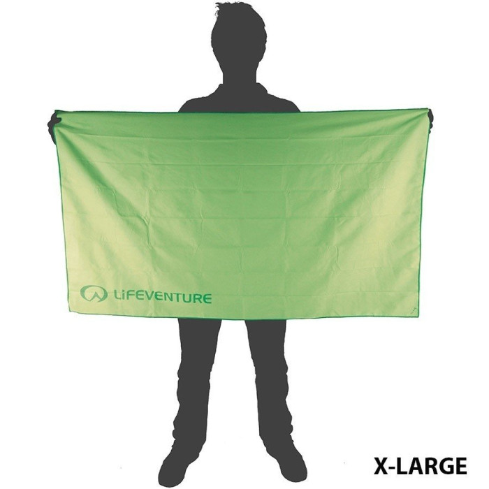 Полотенце Lifeventure Soft Fibre Advance green (размер Pocket)  