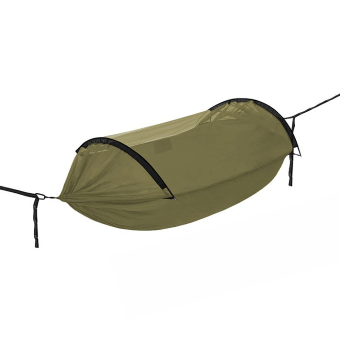 Гамак 3-в-1 с москитной сеткой Naturehike CNH22HJ001, 210T polyester, темно-зеленый  