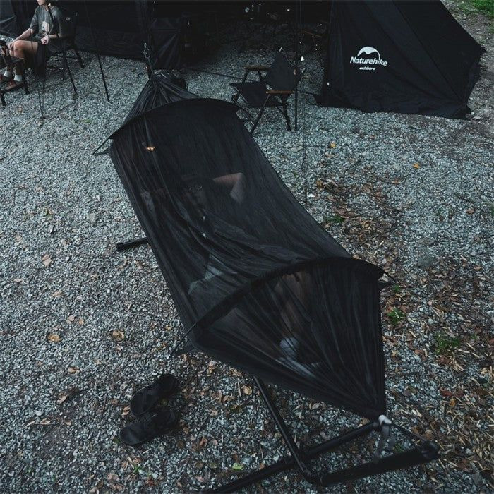 Гамак 3-в-1 с москитной сеткой Naturehike CNH22HJ001, 210T polyester, темно-зеленый  