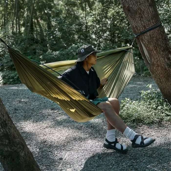 Гамак 3-в-1 с москитной сеткой Naturehike CNH22HJ001, 210T polyester, темно-зеленый  