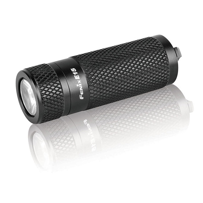 Фонарь-брелок Fenix E15 , серый, XP-E LED R2, 170 лм.  