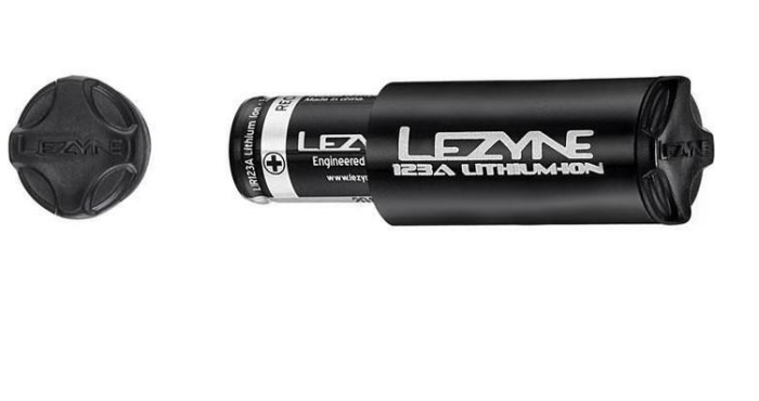 Аккумулятор Lezyne LIR 123A BATTERY LITHIUM ION BATTERY 600 mAh 3.7 V 2Amp Y10  