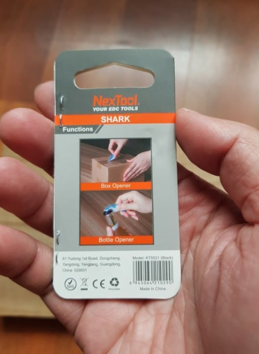 Мультитул NexTool KT5521  EDC box cutter (черный)  