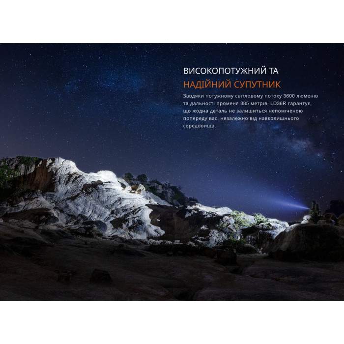 Фонарь ручной Fenix LD36RFC огненный камуфляж  