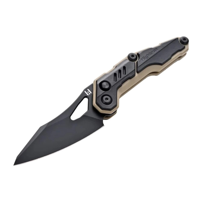 Нож Hightron Spectron, M390, GFN, черный, черный клинок  
