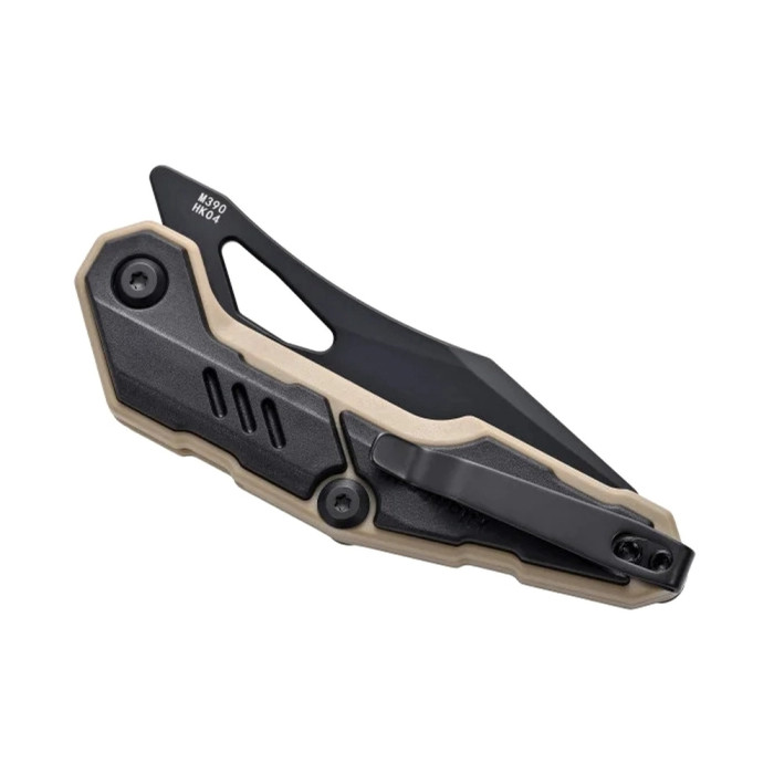 Нож Hightron Spectron, M390, GFN, черный, черный клинок  