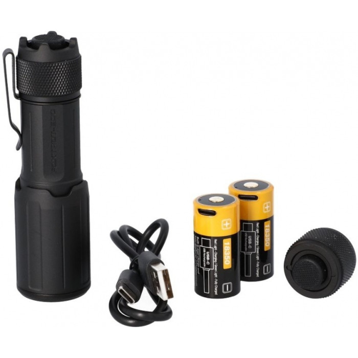 Фонарь SIG OPTICS foxtrot-edc, compact, rechargeable, handheld flashlight, white light, black  