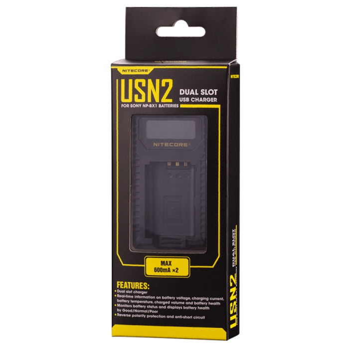 Зарядное устройство Nitecore USN2 для Sony  