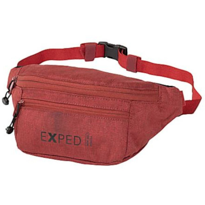 Поясная сумка Exped MINI BELT POUCH burgundy melange - бордовый  