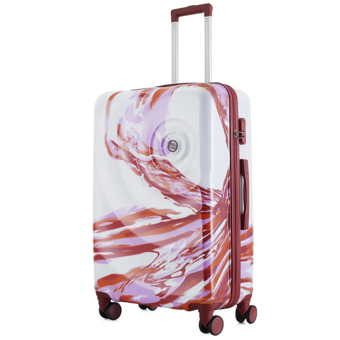 Чемодан Semi Line 28" (L) White/Red Print (T5654-3)  