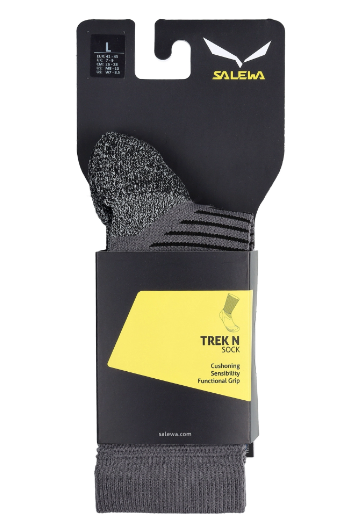 Носки  Salewa TREK N SK - серые, 35-37  
