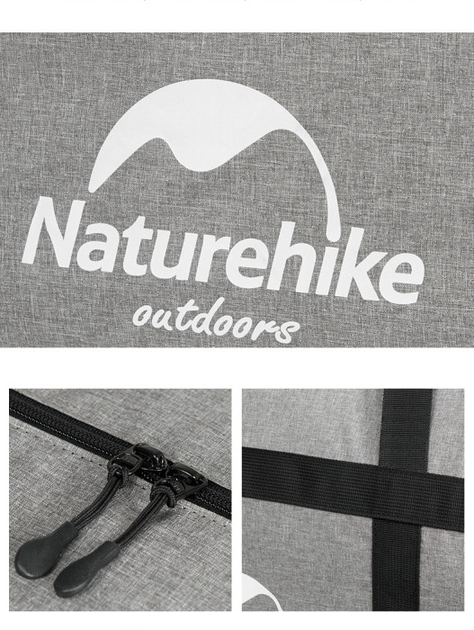 Сумка для хранения портативная Naturehike NH17S021-M, 45л, серый  