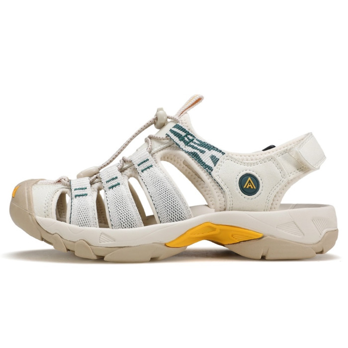 Сандалии женские пляжные Humtto AirLight амортизационные бежевые/зеленые 38  