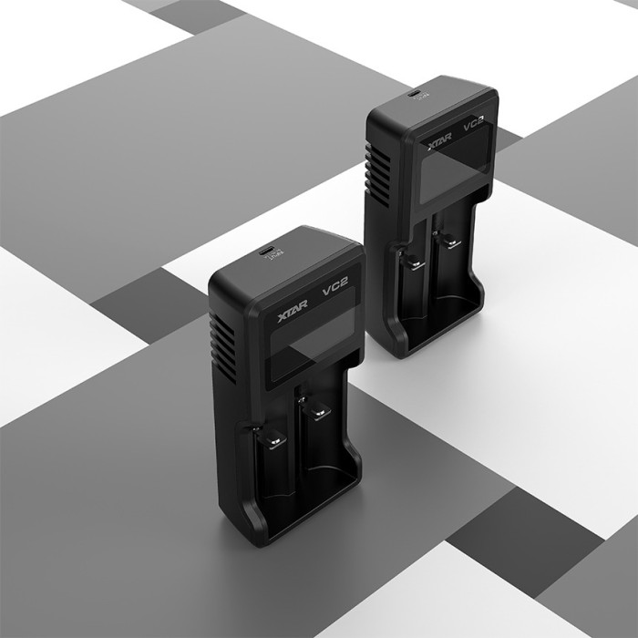 Зарядное устройство с ЖК дисплеем XTAR VC2  