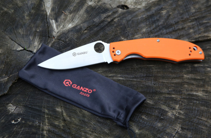 Нож Ganzo G732, оранжевый  