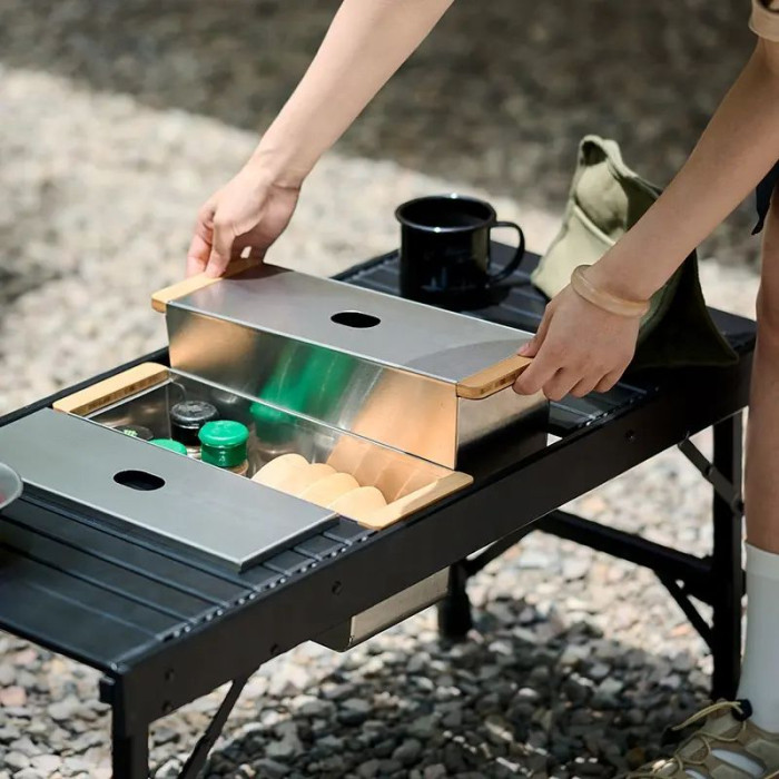 Мойка кемпинговая портативная Naturehike CNH22SN013, нержавеющая сталь  