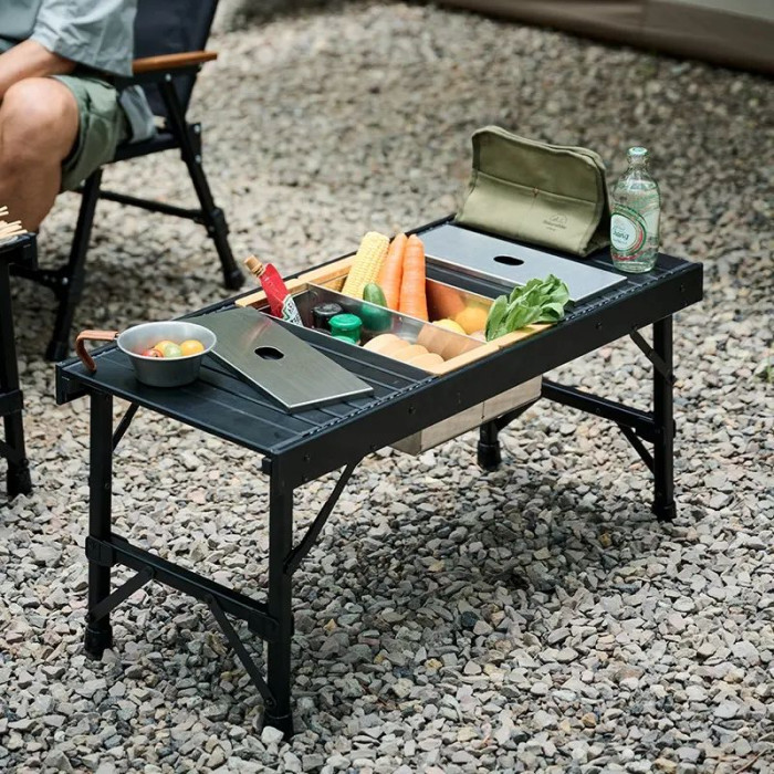 Мойка кемпинговая портативная Naturehike CNH22SN013, нержавеющая сталь  