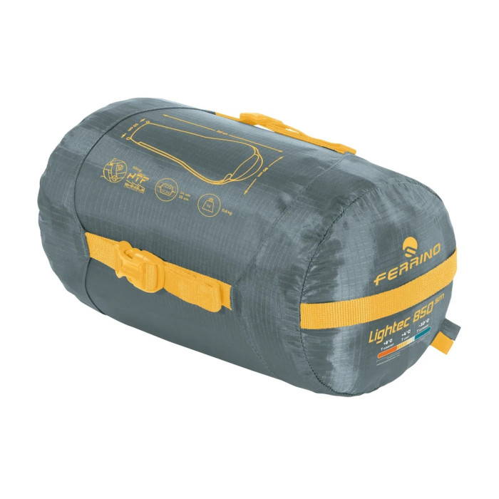 Спальный мешок Ferrino Lightec SM 850 +4°C Green (86651QVV)  