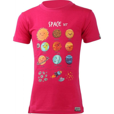 Термофутболка детская Lasting LUNA 4747 розовая, размер 130