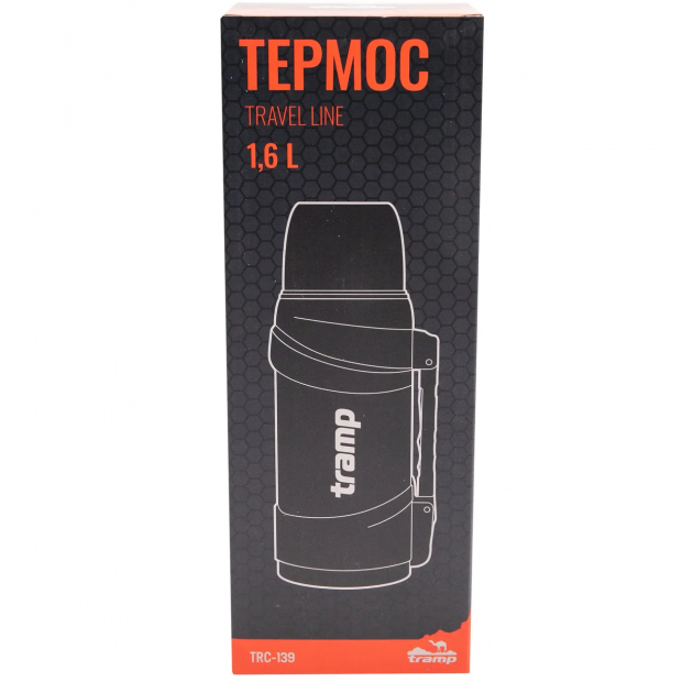 Термос Tramp Travel Line 1,6 л, металлик  