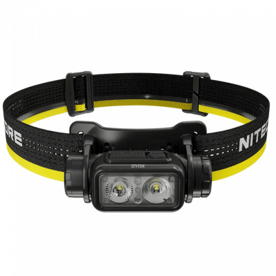 Фонарь налобный Nitecore NU40 (Белый + Красный LED, 1000 люмен, 9 режимов, 1x18650, USB-C, датчик приближения)