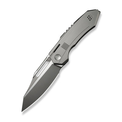 Нож складной туристический Weknife Bogey (9.3 см) Bohler M390 / Titanium серый