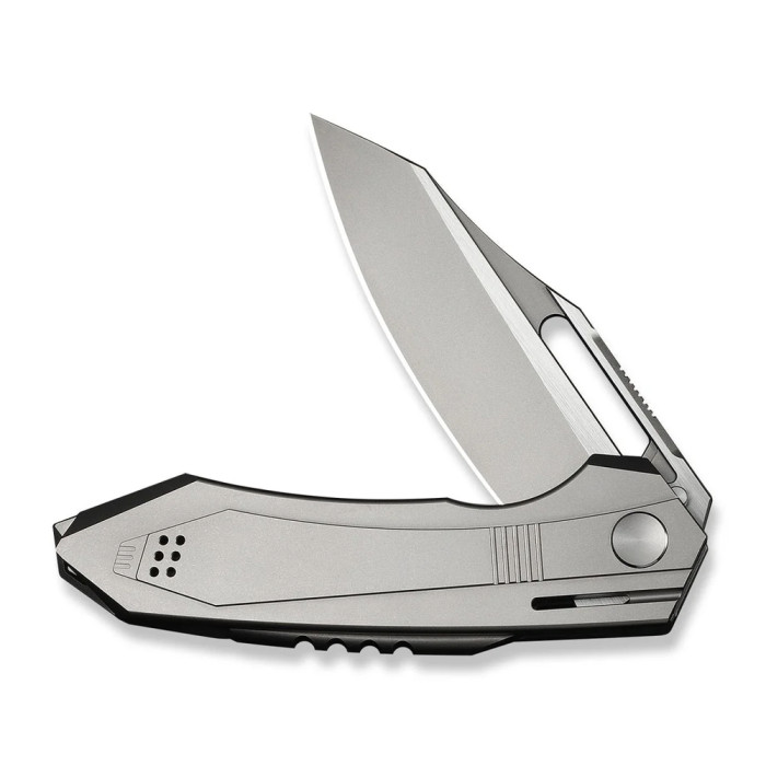 Нож складной туристический Weknife Bogey (9.3 см) Bohler M390 / Titanium серый  