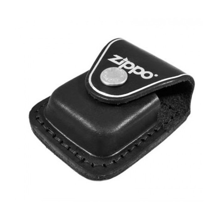 Чехол Zippo черный с клипсой LPCBK 