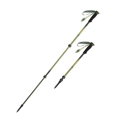 Комплект трекинговых палок карбоновых телескопических, 2 шт Naturehike CNK2550DS015, 61–135 см, зеленый