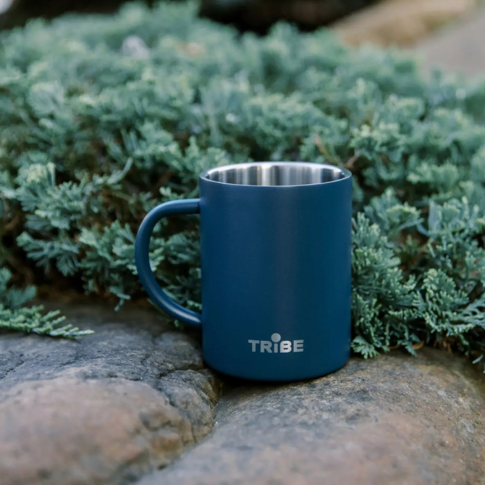 Термочашка Tribe Сamp Mug 375 мл T-FA-0044, ocean  