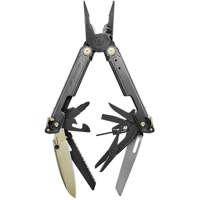 Мультиинструмент Leatherman ARC Obsidian Limited, кожаный чехол, биты  