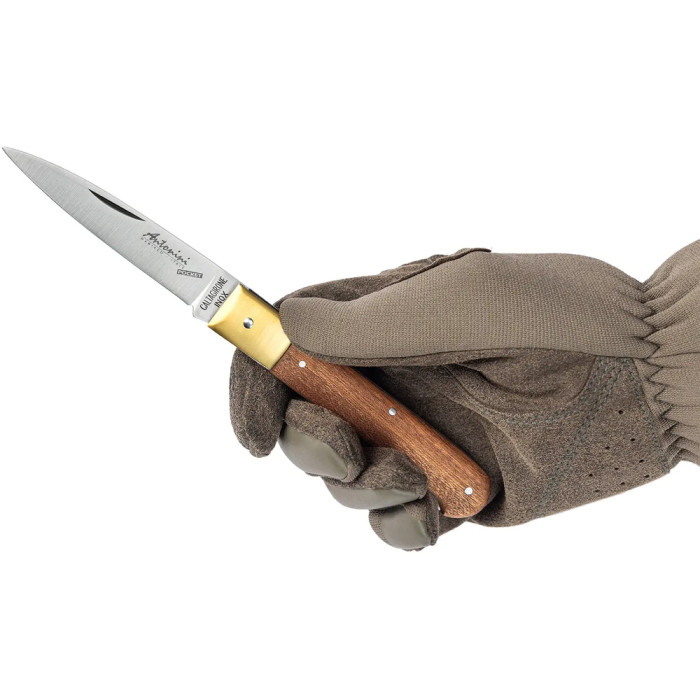 Нож Antonini Pocket Caltagirone, cm.20, 420 stainless steel brown  