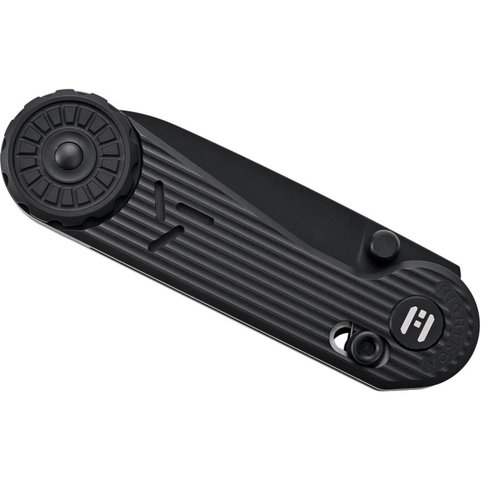 Нож-антистресс Hightron EdgePlay, M390, титан TC4, черный  