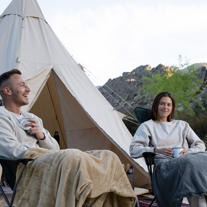 Спальный мешок с подогревом Naturehike BE400 CNK2300SD021, левый, бежевый  