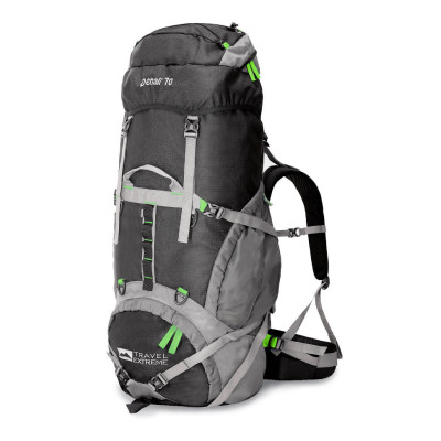 Рюкзак Travel Extreme Denali 70L, black-green