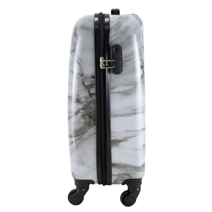 Чемодан Semi Line 20" (S) White Marble (T5731-1)  