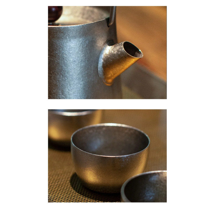 Набор чайный Naturehike NH20CJ007, титан  