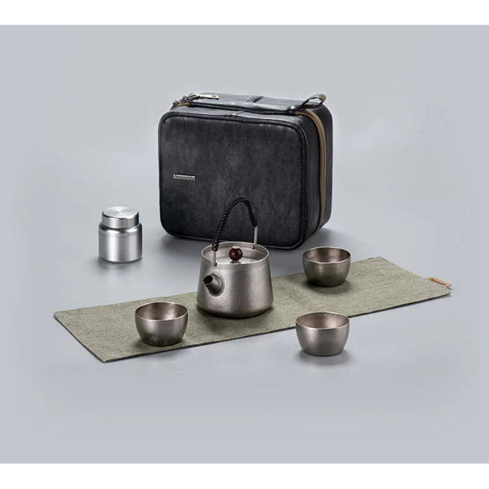 Набор чайный Naturehike NH20CJ007, титан  