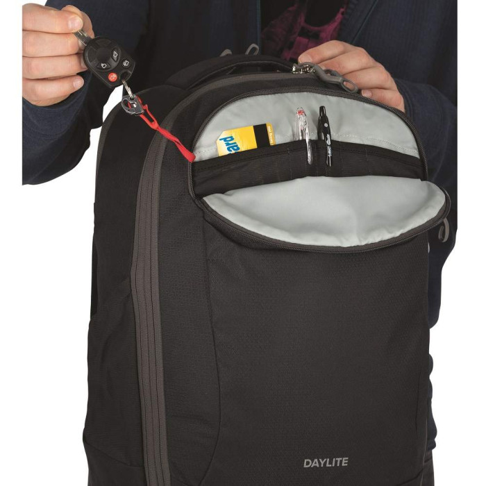 Рюкзак Osprey Daylite Expandible Travel Pack 26+6 - черный/зеленый  