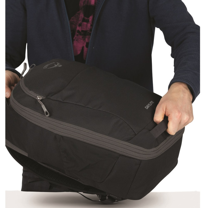 Рюкзак Osprey Daylite Expandible Travel Pack 26+6 - черный/зеленый  