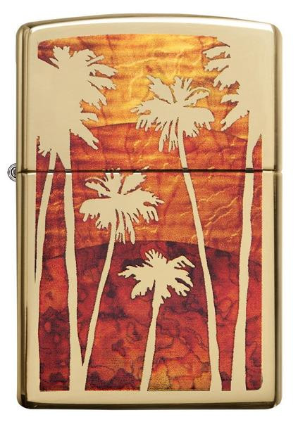 Зажигалка Zippo 254B Fuzion Palm Tree Sunset 29420  
