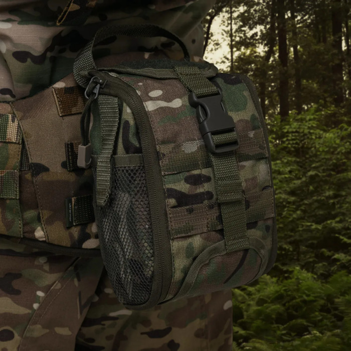 Аптечка Ukrarmor увеличена PRO (подсумок-органайзер). Cordura 1000 Мультикам  
